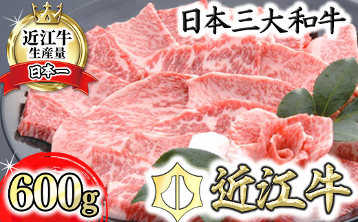 ４等級以上の未経産牝牛限定】近江牛カルビ焼肉【600ｇ】 【AF11SM-C