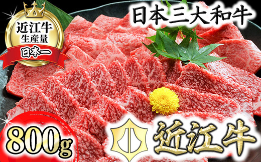 【滋賀県近江八幡市】近江牛A5ランク焼肉美味セット【800g】【DG10W】