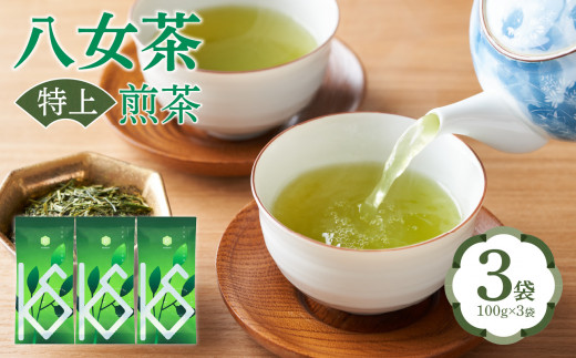 八女茶 特上煎茶100g×3袋 - 福岡県八女市｜ふるさとチョイス - ふるさと納税サイト