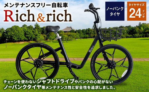 367-01 メンテナンスフリー自転車 Rich＆rich