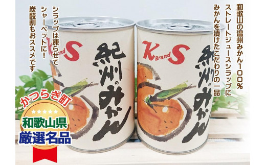 紀州のみかん缶詰（みかん果汁入りシラップ） 12缶セット - 和歌山県