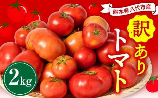先行予約】 【訳あり】 八代市産 規格外トマト 2kg 熊本県 トマト 野菜