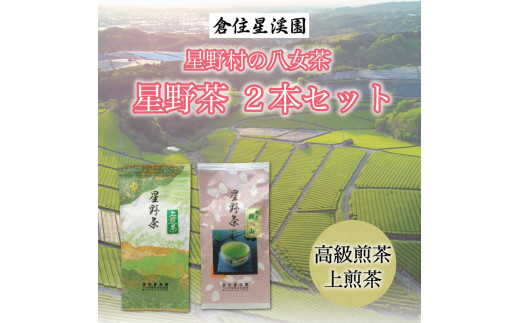 星野村の八女茶 2本セット [a0273] 株式会社 ゼロプラス 【返礼品】添