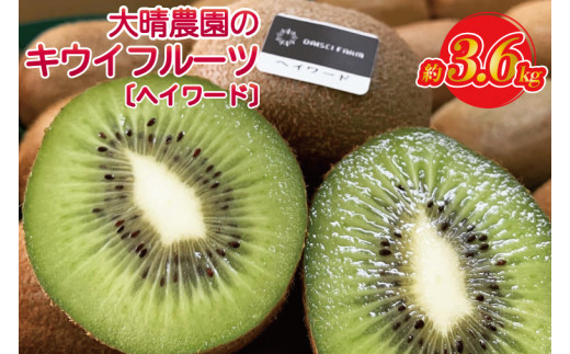 オーダー専用‼️ 14kg入り!! ５千円‼️ キウイフルーツお得箱‼️ ヘイワード約3.6kg】贈答用大箱大晴農園のキウイフルーツ（BY004-2