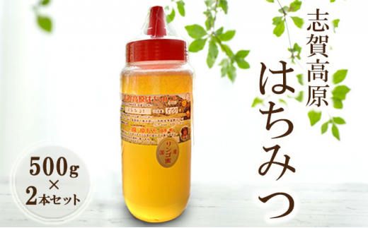 志賀高原はちみつ2本セット【100％天然 はちみつ りんご あかしや 百花
