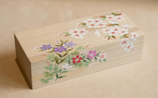 箱藤商店】桐製めがね箱〈京都日本画絵師絵付け〉 - 京都府京都市