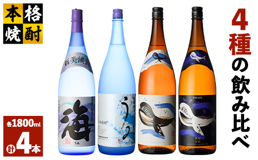 1795 海の蔵「大海酒造」の飲み比べセット！B-1（合計４本） - 鹿児島