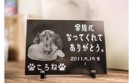 【埼玉県毛呂山町】メモリアルペットプレート