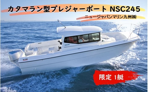 快適性を追求！カタマラン型プレジャーボート NSC245_2240R - 大分県国東市｜ふるさとチョイス - ふるさと納税サイト