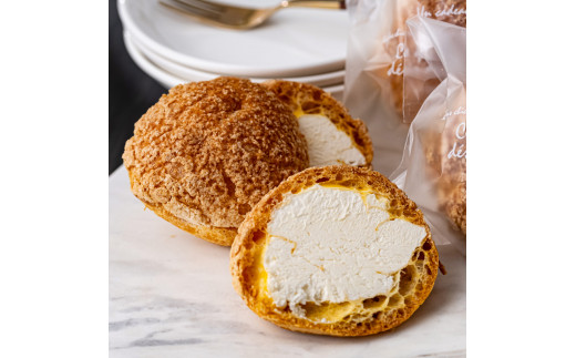 【青森県六戸町】A-58  冷凍「nicoシュー」3種6個入