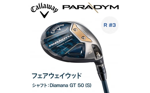 ふるさと納税 PARADYM フェアウェイウッド Diamana GT 50 (スペック：R