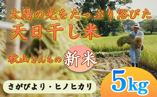 2023年度】秋山さんの新米 さがびより/ヒノヒカリ 20kg - 佐賀県NPO