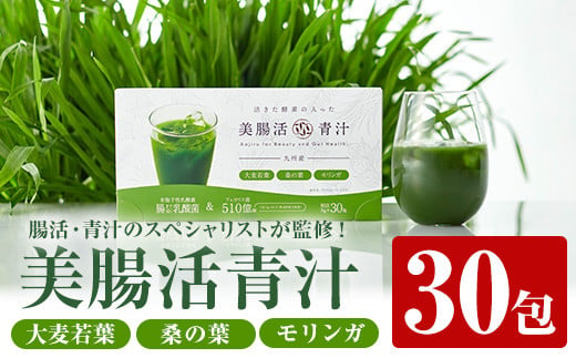 美腸活青汁 (3g×30包) 国産 大麦若葉 青汁【チョイスジャパン株式会社】A390-v01 - 鹿児島県曽於市｜ふるさとチョイス -  ふるさと納税サイト