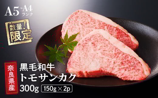 【奈良県三宅町】国産牛 トモサンカク (2人前) ステーキ 和牛 牛肉 冷蔵 肉 国産 おすすめ お取り寄せ ギフト プレゼント