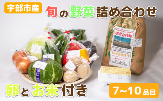 宇部産のお米と野菜 ＜楠こもれびの郷「楠四季菜市」＞