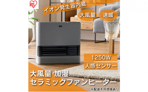 IRIS OHYAMA ion 大風量加湿セラミックファンヒーター 2022製