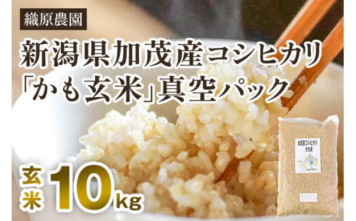 【令和5年産米】【無農薬・無化学肥料】新潟産コシヒカリ「かも米