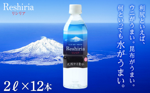 天然ケイ素水 リシリア（2L×12本）