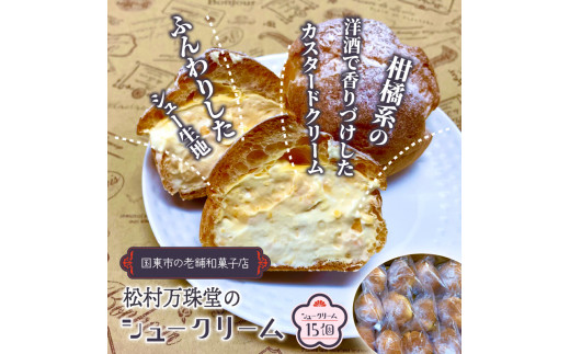 50年変わらない味！地元で人気のシュークリーム15個_1756R - 大分県