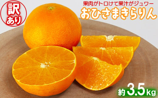 訳あり・優品】今村農園の「おひさまきらりん 約3.5kg」 甘い オレンジ