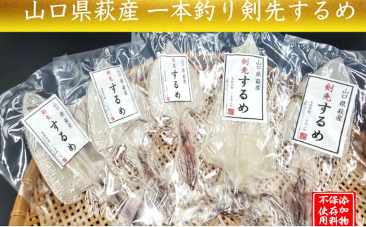 №5226-0783]一本釣り 剣先いかのするめ 天日干し 約140g 配送不可 離島 