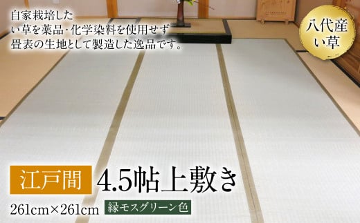 江戸間4.5帖上敷き 261cm×261cm ござ - 熊本県八代市｜ふるさと