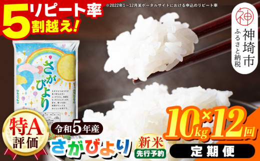 【新米先行予約開始！】令和5年産 さがびより 10kg【米 5kg ×2袋 お