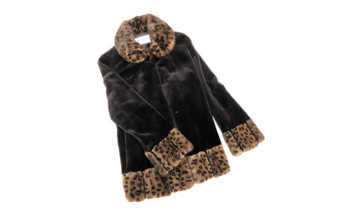 爬虫類バッグ屋の毛皮コートミンクコート　毛並み綺麗　柔らか　極上光沢　デザイン　リアルファー