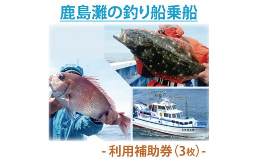 鹿島灘の釣り船乗船 利用補助券（3枚）（KN-4） - 茨城県鹿嶋市｜ふるさとチョイス - ふるさと納税サイト