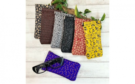 印伝 眼鏡ケース 眼鏡入れ 桜紋様 季節限定】「桜模様の印伝」シリーズ