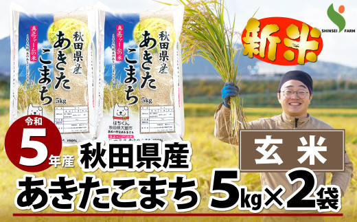 50P9023 新米！【令和5年産】秋田県特別栽培米あきたこまち「あいがも