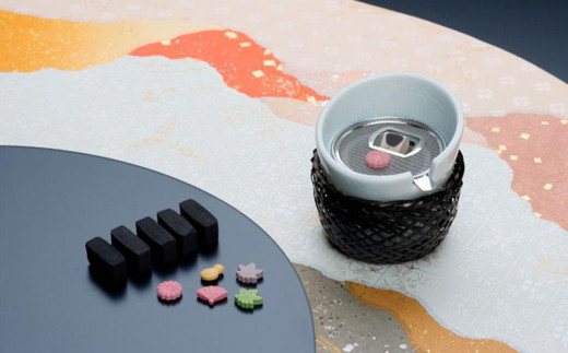 香老舗 松栄堂】印香 (姫の香/ひいな香炉セット) - 京都府京都市