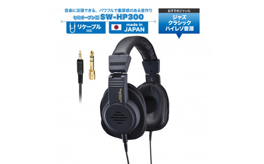 SoundWarrior 城下工業 SW-HP100 有線ヘッドホン