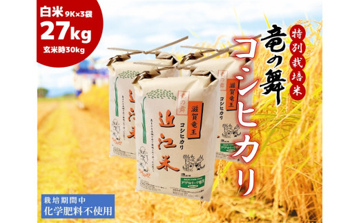 自然栽培 玄米 14kg 2023年産 コシヒカリ-