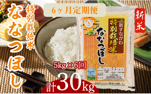 特別栽培米ななつぼし5kg』定期便！毎月1回・計6回お届け - 北海道 ...