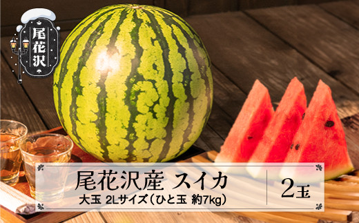 先行予約 尾花沢産スイカ 4Lサイズ 約9㎏×2玉 7月下旬～8月中旬頃発送