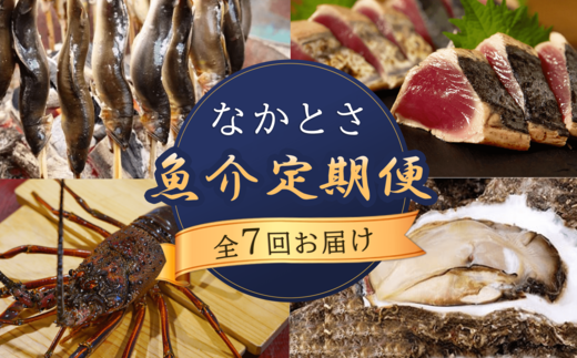 【全７回お届け】なかとさ魚介定期便