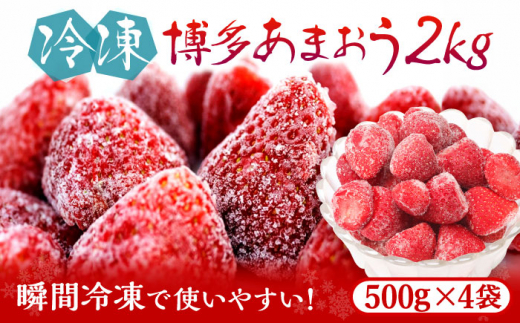 ふるさと納税 東峰村 福岡産冷凍あまおう500g×4袋(東峰村)