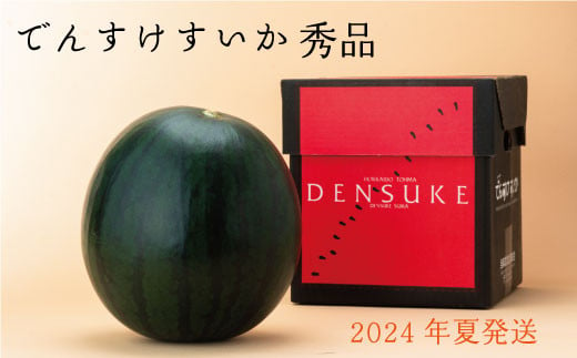 A-1 2024年産でんすけすいか【秀品】 - 北海道当麻町｜ふるさと