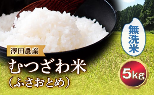 令和5年産米 むつざわ米（ふさおとめ）無洗米 5kg 澤田農産 F21G-170 - 千葉県睦沢町｜ふるさとチョイス - ふるさと納税サイト