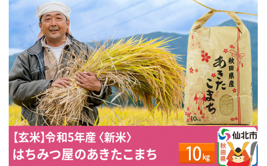 玄米】秋田県産 あきたこまち 10kg 新米 令和5年産 10キロ お米 仙北市