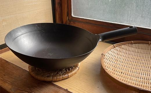 【値下げ】両手鍋 ヨシノクラフト中華鍋　中華鍋２７センチ GR-27C ふるさと納税限定】片手中華鍋27cm オリジナル名入れ（山田工業所