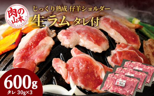 生ラム （冷凍）タレ付 600g＜肉の山本＞ - 北海道千歳市｜ふるさと