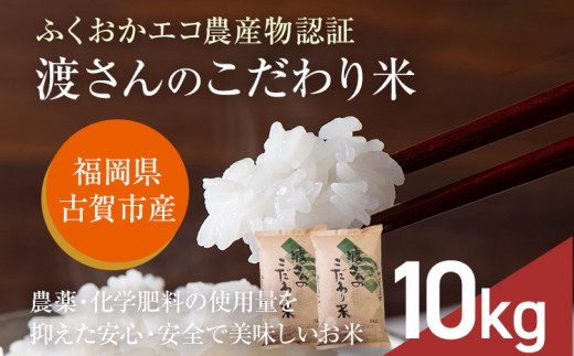 渡さんのこだわり米 10kg 夢つくし 元気つくし にこまる ふくおかエコ