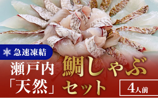 ふるさと納税 活魚ほうらい みやび鯛しゃぶ セット 250g×2パック ２~3