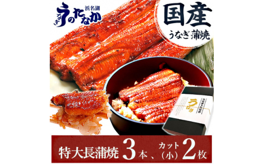 秘伝のタレで丁寧に焼き上げた活ニホンウナギの蒲焼き（お贈り物用の箱付き3尾） 秘伝のタレで丁寧に焼き上げた活ニホンウナギの蒲焼き、白焼き