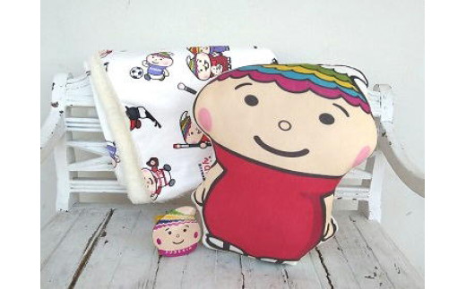 熊野町観光大使「ふでりん」 クッション・ブランケット・コインパース