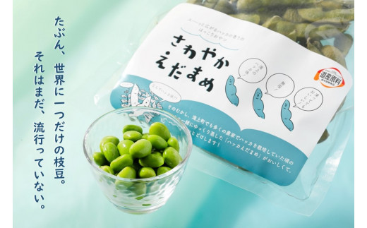 【さわやかえだまめ（冷凍）１袋（200g）×５セット】～たぶん、世界に一つだけの枝豆。 それはまだ、流行っていない～