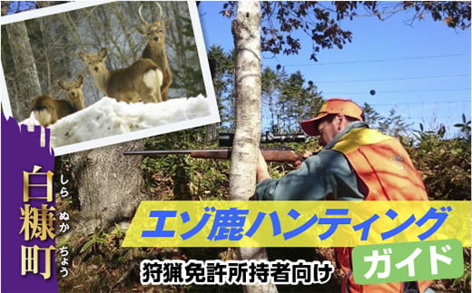 えぞ鹿ハンティングガイド【狩猟免許所持者向け】 - 北海道白糠町｜ふるさとチョイス - ふるさと納税サイト