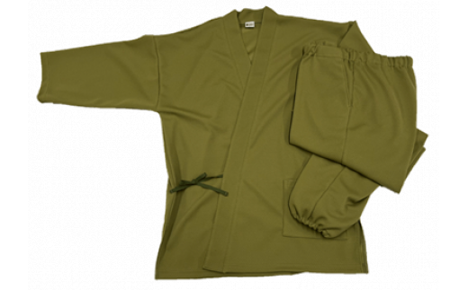ふるさと納税 服 埼玉県 羽生市 MINO作務衣 LLサイズ、オリーブ LLサイズ_オリーブ MINO作務衣【LLサイズ、オリーブ】 - 埼玉県羽生市｜ふるさと